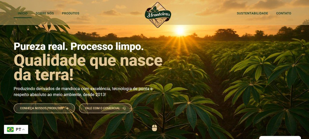 Print do site 3 Fronteiras